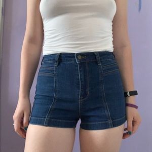 SOLD PacSun Lottie Moss Denim Shorts